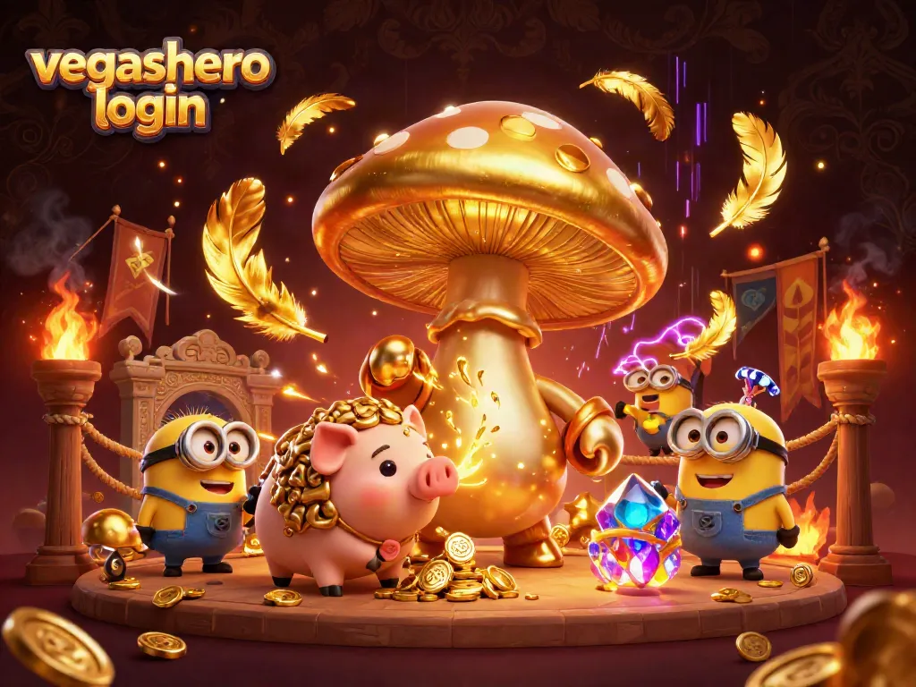 Engage with vegashero login to discover unique treasure in a magical golden casino world.