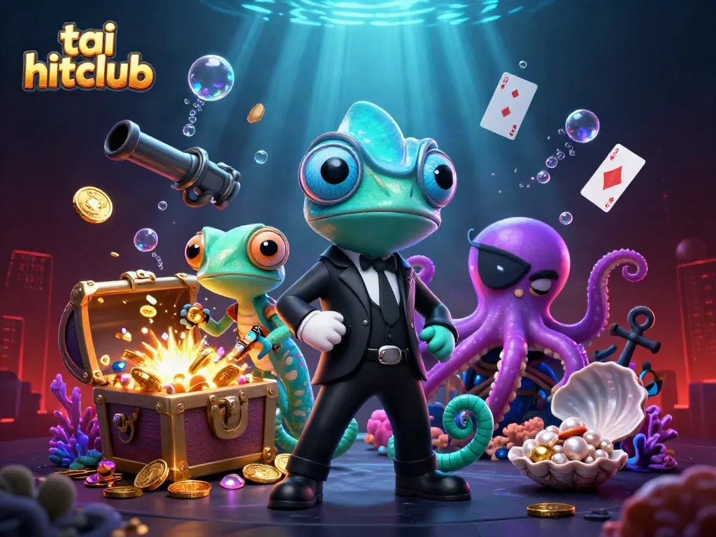 Experience the vibrant excitement of tai hitclub with dynamic casino-themed 3D visuals and engaging characters.