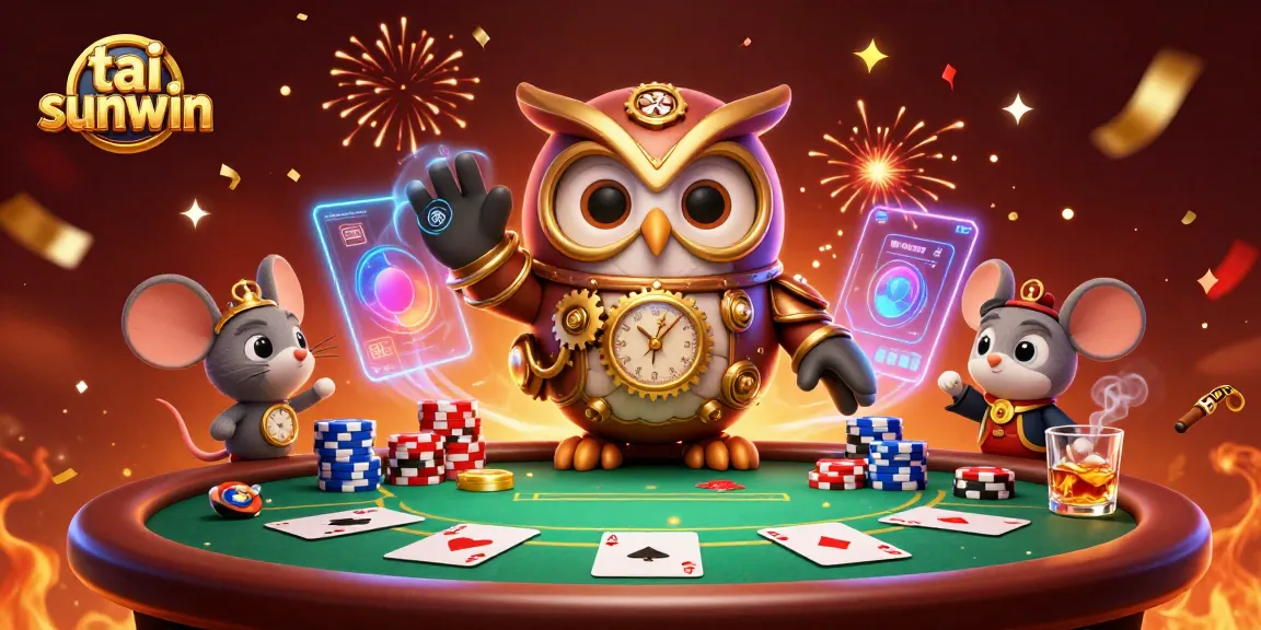 Play exciting games at tai sunwin with decadent poker and vibrant casino elements.